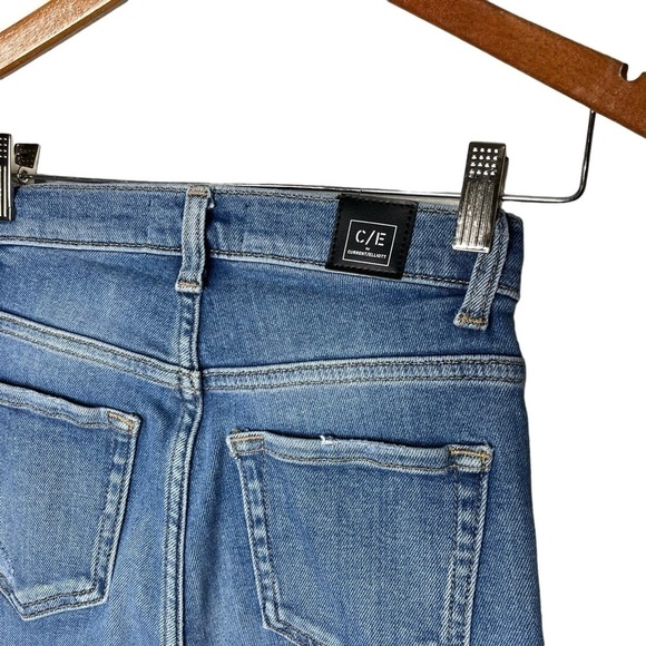 C/E by Current/elliot high rise distressed medium wash blue jeans women’s Sz 25 - Picture 4 of 6